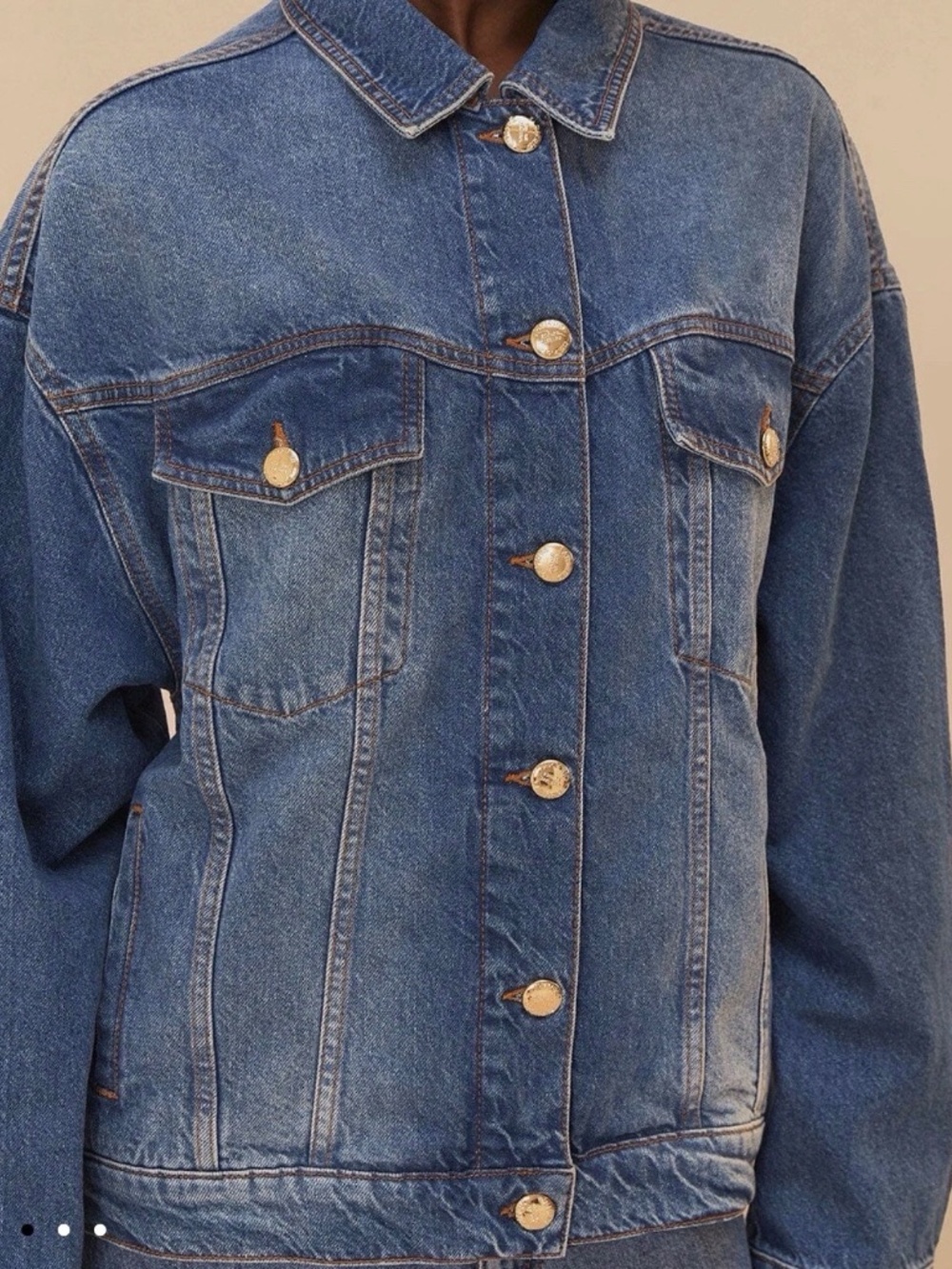 FARM Rio Denim Buttoned Jacket Size XS - Picture 2 of 8